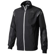 DDT95 [adidasbrave ハイブリッドクロスジャケット メンズ Mサイズ ブラック F93086]