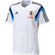 IEB86 [JFA サッカー日本代表 Condivo14 Tシャツ メンズ J/XO ホワイト/テックオニキスF12/ソーラーブルーS14 D03292]