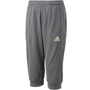 DDU08 [adidasbrave 3Dパイル WU 3 4パンツ メンズ Mサイズ ダークグレイヘザー F93138]