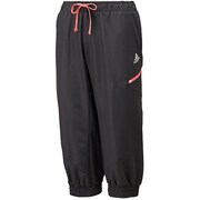 DDW34 [蘭（ラン） ランニング ウィンド 3/4 パンツ レディース J/L ブラック F92997]