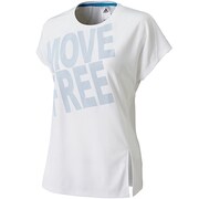 DDW61 [AG SS GR ルーズTシャツ レディース J/M ホワイト F93341]