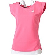DDW55 [AG SS レイヤードTシャツ レディース J/OT バヒアピンクS14 F93906]