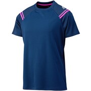 DDJ41 [CLX BCラグランSSTシャツ メンズ J/L カレッジネイビー F88921]