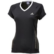AI738 [W adiSN リフレクトS/S Tシャツ レディース J/L ブラック/ホワイト D85848]