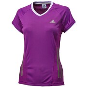 AI738 [W adiSN リフレクトS/S Tシャツ レディース J/M トライブパープルS14/グローパープル F82655]