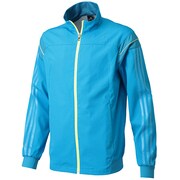 DDT95 [adidasbrave ハイブリッドクロスジャケット メンズ Lサイズ ソーラーブルーS14 F93089]