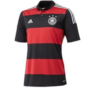AI198 [DFB サッカードイツ代表 アウェイレプリカユニフォーム メンズ J/M ブラック/ビクトリーレッドS04/マットシルバー G74520]
