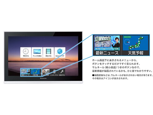 ヨドバシ.com - パナソニック Panasonic 10V型 HDDレコーダー付 