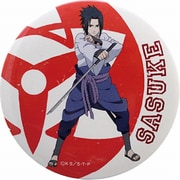 NARUTO 缶バッジ サスケ(ホワイト)
