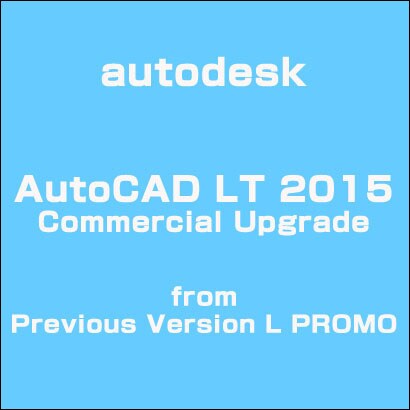 AutoCAD LT 2015 Commercial Upgrade from Previous Version L PROMO [ライセンスソフト]