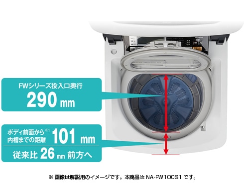 ヨドバシ.com - パナソニック Panasonic NA-FW100S1-K [洗濯乾燥機 