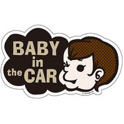 na-003 Peppers セーフティステッカー BABYブラウン