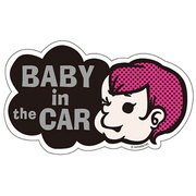 na-004 Peppers セーフティステッカー BABYグレー