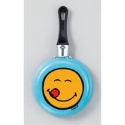 カラーデザインスマイリー ミニフライパン14cm アクアブルー SMIL-CF14B
