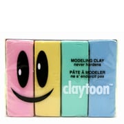 モデリングクレイ claytoon(1Pound)4色セット スイートハート [工作用ねんど]