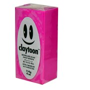 モデリングクレイ claytoon1/4bar(1/4Pound) マゼンダ [工作用ねんど]