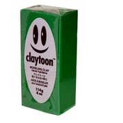 モデリングクレイ claytoon1/4bar(1/4Pound) グリーン [工作用ねんど]