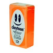 モデリングクレイ claytoon1/4bar(1/4Pound) ネオンオレンジ [工作用ねんど]