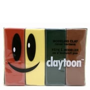 モデリングクレイ claytoon(1Pound)4色セット カムフラージュ [工作用ねんど]