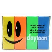 モデリングクレイ claytoon(1Pound)4色セット ミュータント [工作用ねんど]