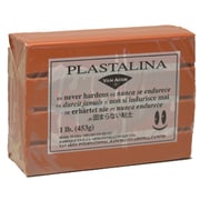 工作用ねんど モデリングクレイ plastalina(1Pound) テラコッタ
