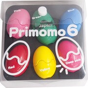 たまご6色 消しゴム付き 3歳以上 プリモモくれよん