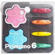 花おはじき6色 消しゴム付き 3歳以上 プリモモくれよん