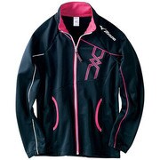 32JC421009 [ウォームアップシャツ レディース XL ブラック×ピンク]
