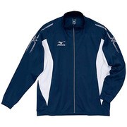 A60SB30014 [ムーヴウォームアップシャツ M ネイビー×ホワイト]