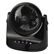 サーキュレーター 首振り リモコン付 ブラック YCL-20RRBK