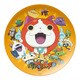 妖怪ウォッチ メラミンプレート 02 集合 オレンジ [キャラクター食器]