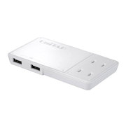 極薄2ポートUSB給電機能付きOAタップ Unitap PPS-UTAP3