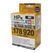 ヒューレットパッカード HP178/920用 つめ替えインク EIH178BCL