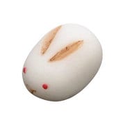 和菓子マグネット・兎饅頭白