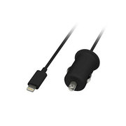Lightningシガーソケット充電アダプタ 1A ブラック GH-ALTCCA-BK