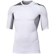 AJ439 [Techfit（テックフィット） COOL 半袖Tシャツ メンズ J/L ホワイト/ブラック/ホワイト D81303]