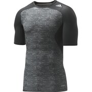 AJ439 [Techfit（テックフィット） COOL 半袖Tシャツ メンズ J/O ダークグレイヘザー/ブラック/ナイトシェイドF13 D81305]