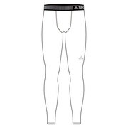 AJ453 [TEAM TF BASE ロングタイツ Oサイズ ホワイト/ホワイト D82126]