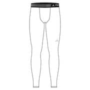 AJ453 [TEAM TF BASE ロングタイツ XOサイズ ホワイト/ホワイト D82126]