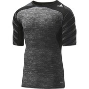 WJ816 [Techfit（テックフィット） COOL グラフィック 半袖Tシャツ メンズ J/XO ダークグレイヘザー/ブラック/ナイトシェイドF13 D88924]