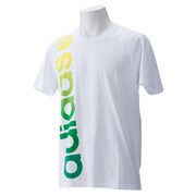ANF03 [BL グラデーションロゴTシャツ M メンズ J/S ホワイト/フェアウェイ/ビビットイエロー F50910]