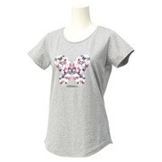 DDP34 ST [バタフライシリーズＴシャツ レディース J/L ミディアムグレイヘザｰ F90150]
