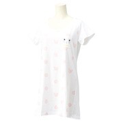DDP38 ST [YNGネコチュニック レディース J/M ホワイト F90159]