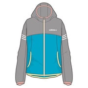 DDP53 SC [ウィンドフーデッドジャケット レディース J/OT サンバブルー/ミッドグレー S14 F90193]