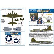 KW132092 [1/32 米陸軍航空軍 B-17F フライングフォートレス 第43爆撃飛行群 第403/63爆撃飛行隊 The Mustang/Lady Luck デカール]