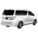 AHRL1290 ホワイト [RC TOYOTA ヴェルファイア -WD-II]
