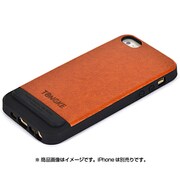 Leather Pattern Tongke Case iP5/5S BR [iPhone 5/5s用]
