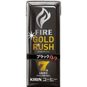 ファイア ゴールドラッシュブラック [コーヒー飲料　200ml缶×24本]