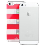 IPC5STRIPERED [iPhone5/5s Stripe covers レッド]
