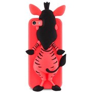 IPCCZEBRA3DPNK [iPhone5/5s Happy Cartoon Covers ZEBRA ピンク]